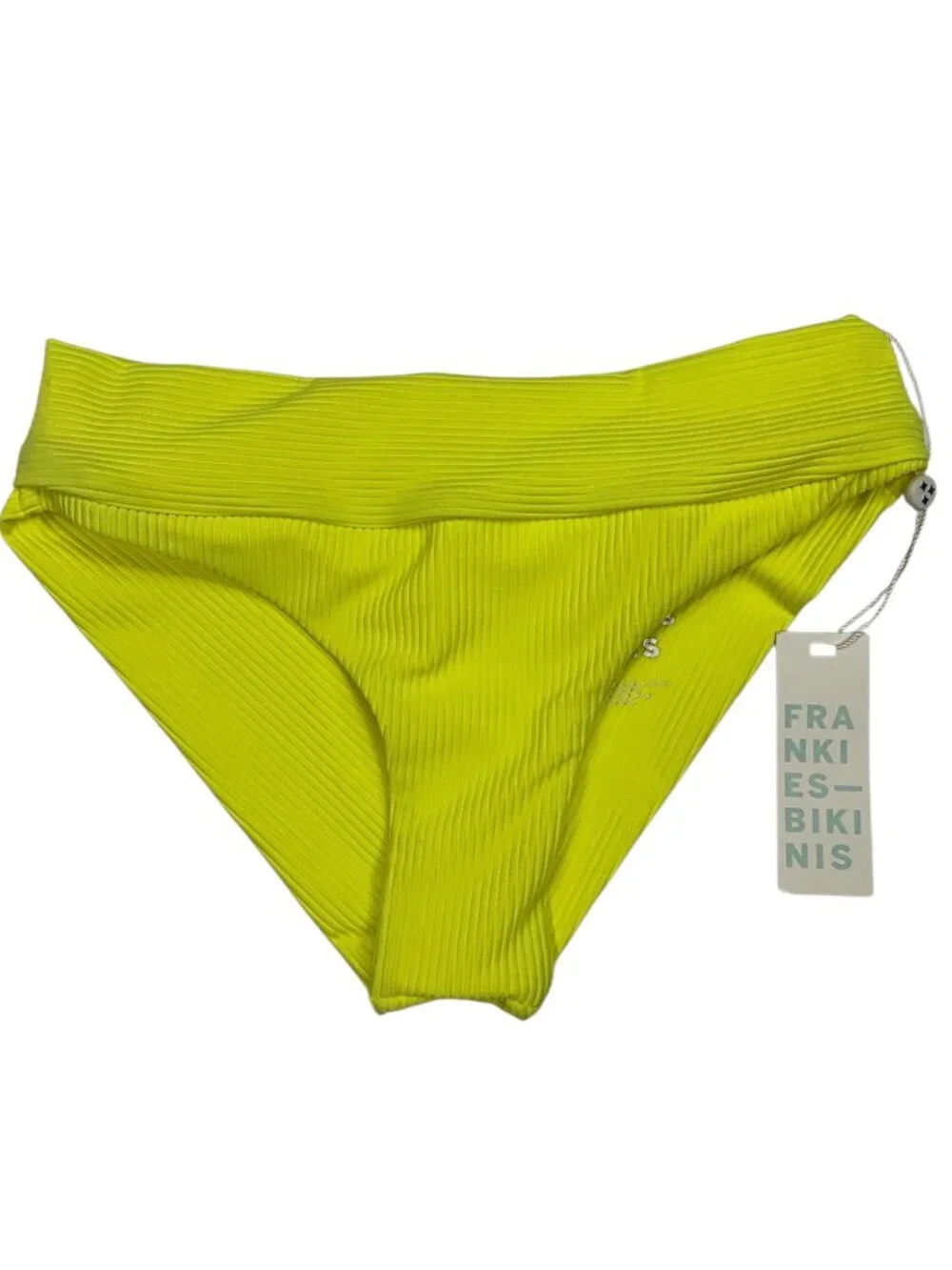 Frankies Bikinis Gavin Cheeky Bikini Bottom S Lemonade Swimwear NEW